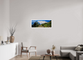 100 cm x 36.9 cm, Fine Art Print Hahnemuhle FineArt Pearl 2cm Border White Mont Blanc Massif x